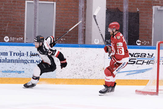 Hudiksvalls Arvid Sundin jublar