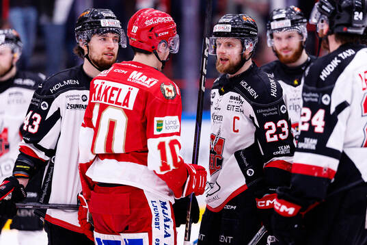 Troja/Ljungbys Lucas Käkelä och Hudiksvalls Adam Byström