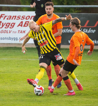IFK Hässleholms Alexander Sjöström i matchen i division