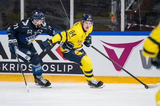 Jesse Virtanen of Finland and Sebastian Hartmann of Sweden