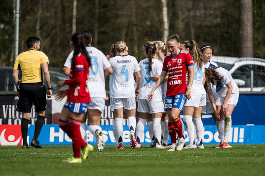 Djurgårdens Mimmi Larsson jublar
