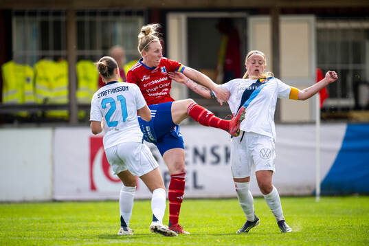 Vittsjös Sandra Lynn och Djurgårdens Meja Staffansson och