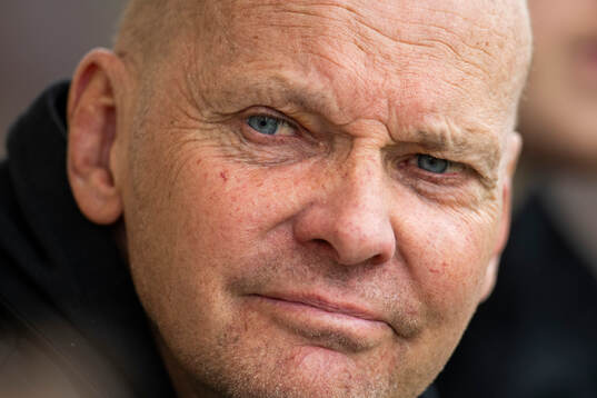 Vittsjös tränare Thomas Mårtenssonunder fotbollsmatchen