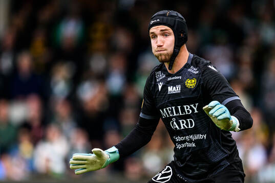 Mjällbys målvakt Noel Törnqvist