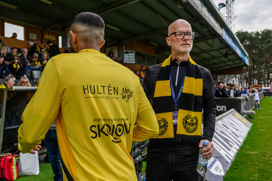 Mjällbys ordförande Magnus Emeus