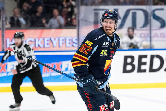 Djurgårdens Colby Sissons jublar