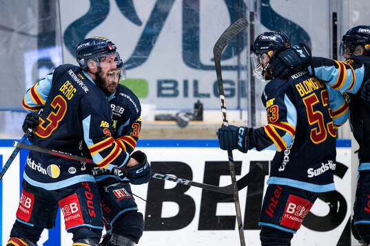 Djurgårdens Marcus Krüger, August Berg och David Blomgren