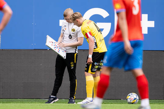 Elfsborgs lagledare Johan Mattsson och Kasper Berndtsson