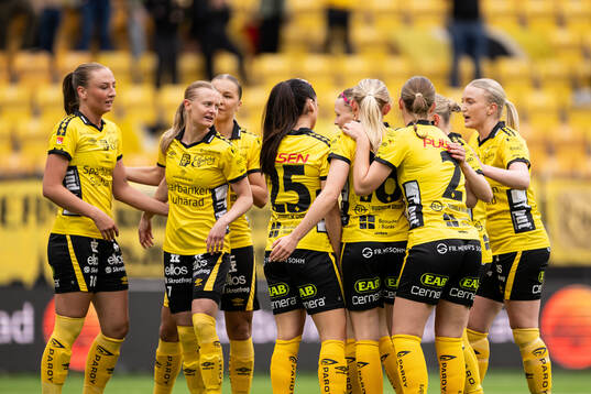 Elfsborgs spelare jublar