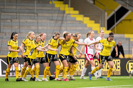 Elfsborgs spelare jublar