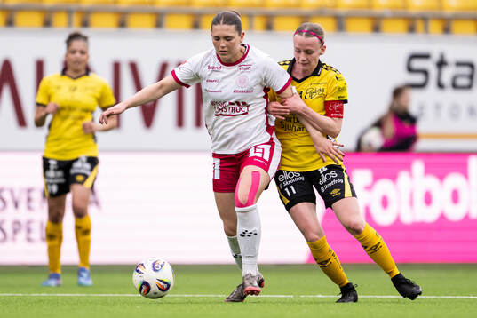 IK Uppsalas Clara Leffler och Elfsborgs Leann Nyström
