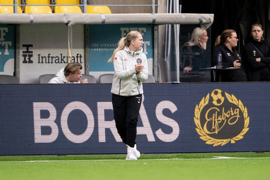 IK Uppsalas tränare Hanna Spets