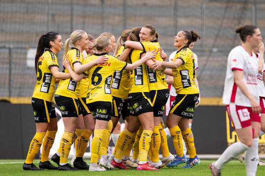 Elfsborgs spelare jublar
