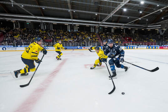 Linus Hultström and Anton Lundmark of Sweden with Mikael