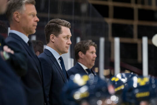 Head coach Sam Hallam of Sweden
