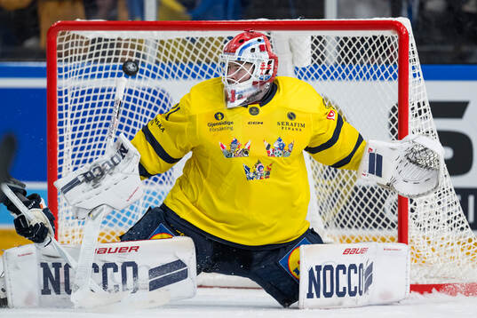 Goalkeeper Tim Juel of Sweden