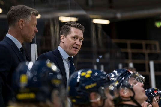 Head coach Sam Hallam of Sweden