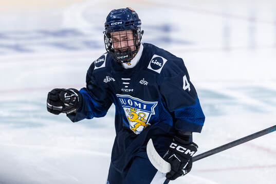 Roni Kuukasjärvi of Finland celebrates