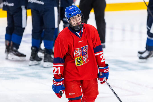 Simon Sejc of Czech Republic looks dejected