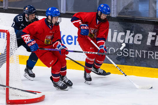 Jonas Vanicek and Jiri Gombar of Czech Republic