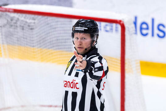 Referee Christoffer Palmqvist