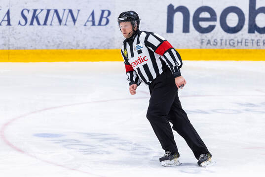 Referee Christoffer Palmqvist