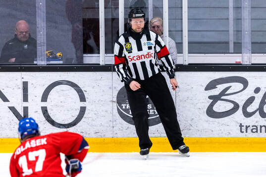 Referee Christoffer Palmqvist