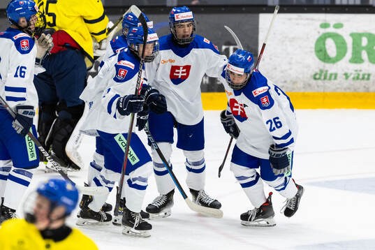 Patrik Rychlik of Slovakia celebrates