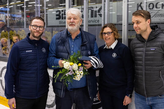 Pehter Linge, mångårig eldsjäl inom Svensk Ishockey