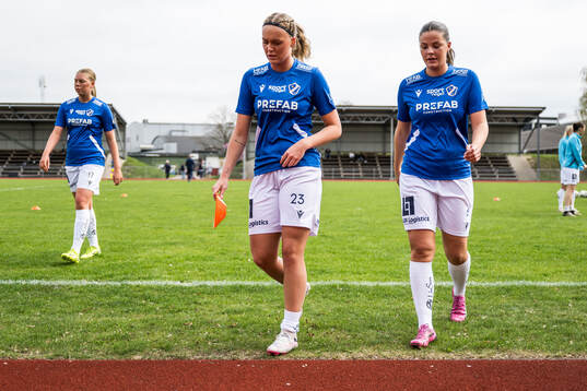Halmstads Nora Hultgren och Sanna Karlsson