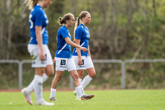 Halmstads Anna Andersson och Ida Olsson deppar