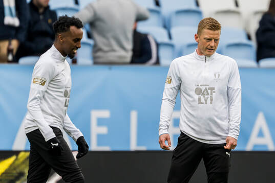Malmö FFs Taha Ali och Anders Christiansen