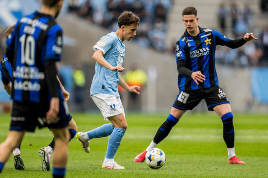 Malmö FFs Kenan Busuladzic och Sirius Tobias Anker
