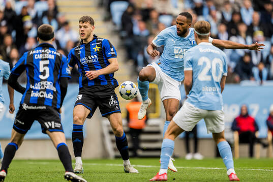 Sirius Tobias Anker och Malmö FFs Isaac Kiese Thelin