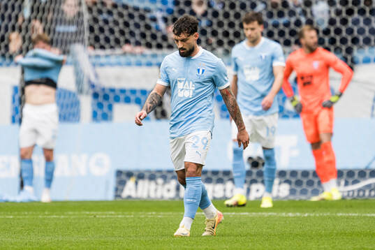 Malmö FFs Sead Haksabanovic deppar