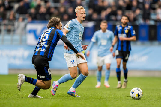 Malmö FFs Otto Rosengren och Sirius Simon Sandberg