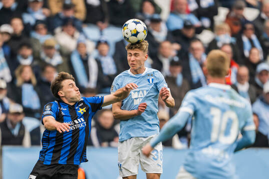 Sirius Bogdan Milovanov och Malmö FFs Hugo Bolin