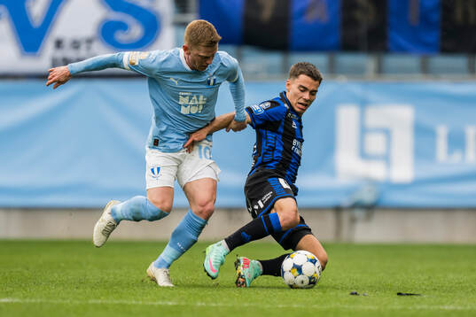 Malmö FFs Anders Christiansen och Sirius Leo Walta