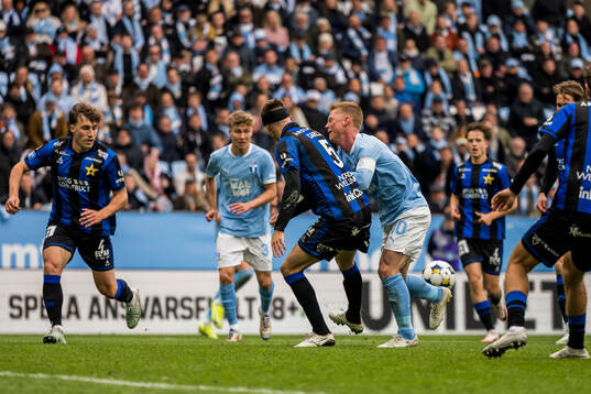 Sirius Tobias Carlsson och Malmö FFs Anders Christiansen