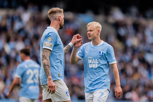 Malmö FFs Pontus Jansson och Otto Rosengren