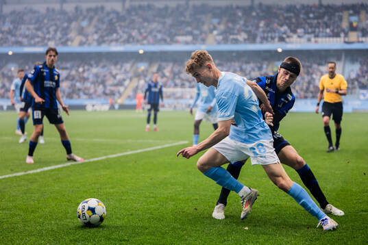 Malmö FFs Hugo Bolin och Sirius Tobias Carlsson