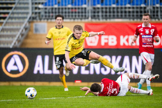 Elfsborgs Ari Sigurpálsson och Degerfors Juhani Pikkarainen