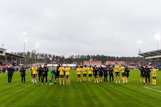 Elfsborgs spelare jublar