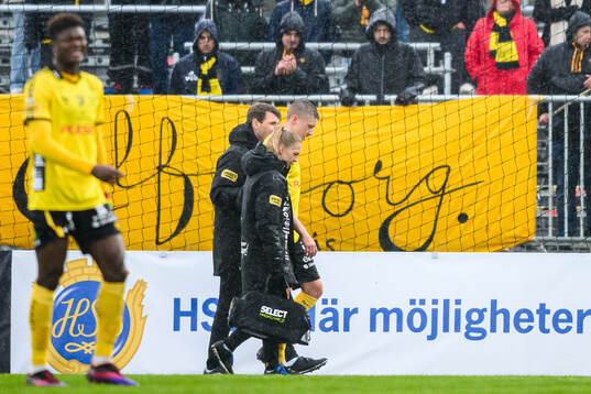Elfsborgs Sebastian Holmen har ont