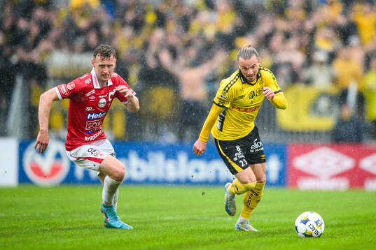 Degerfors Sebastian Ohlsson och Elfsborgs Niklas Hult