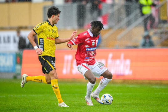 Elfsborgs Besfort Zeneli och Degerfors Mamadouba Diaby