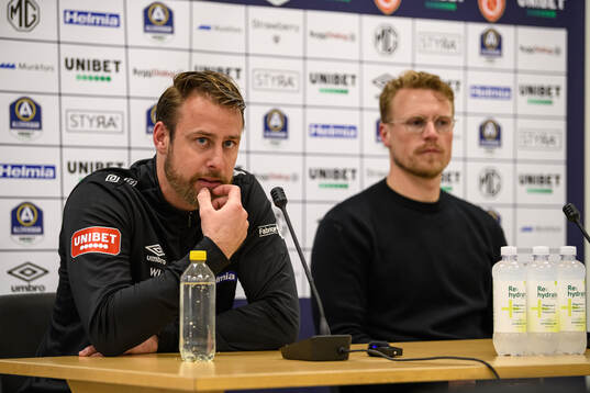 Degerfors tränare William Lundin och Elfsborgs tränare
