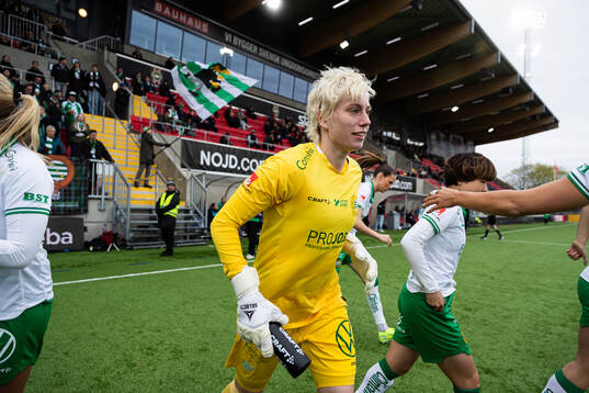 Hammarbys målvakt Moa Edrud