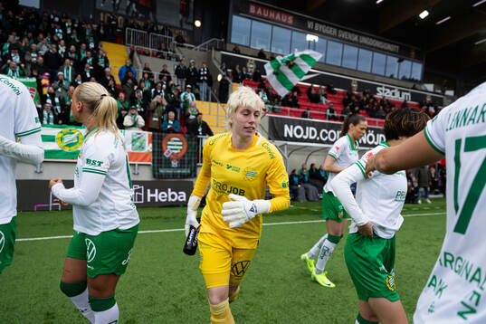 Hammarbys målvakt Moa Edrud