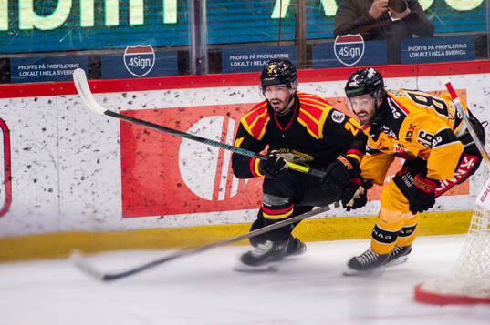 Brynäs Axel Andersson och Luleås Mathias Bromé